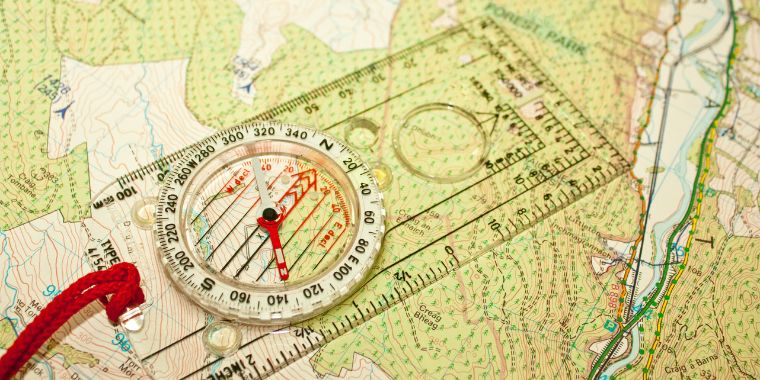 Navigation and map reading essential survival skills